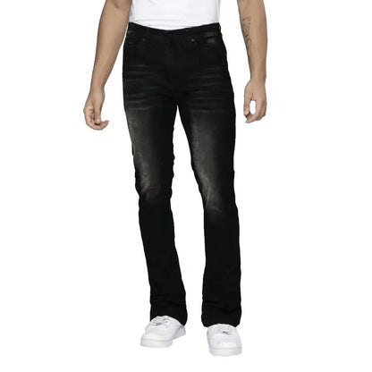 Men's Stacked Fit Jeans Pant With Stitched Hem
