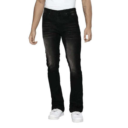 Men's Stacked Fit Jeans Pant With Stitched Hem