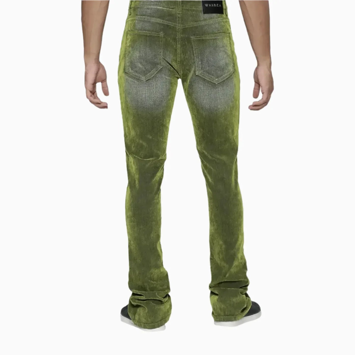 Men's Stacked Fit Jeans Pant With Stitched Hem