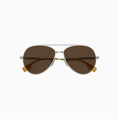 Women's Burberry Logo Pilot Sunglasses