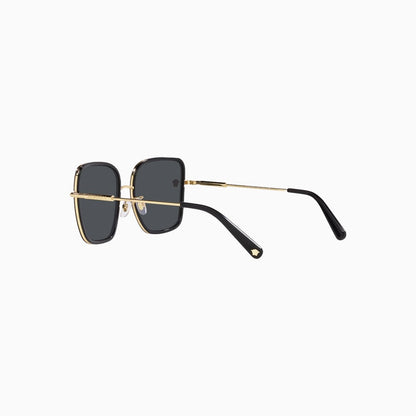 Women's Versace Black Dark Grey Sunglasses