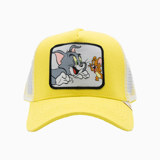 The Tom And Jerry Yellow Trucker Hat