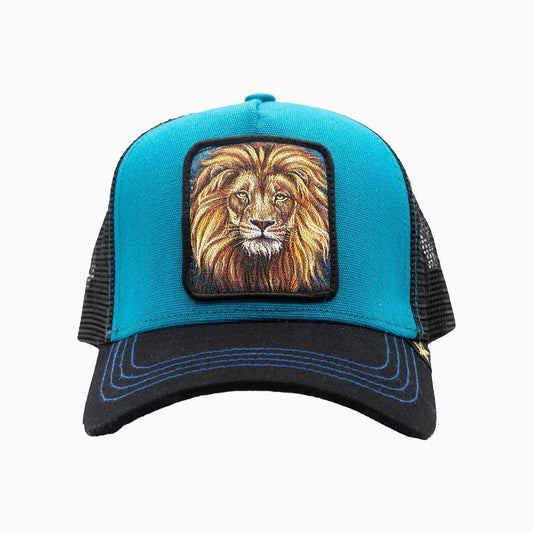 The Lion Blue Trucker Hat